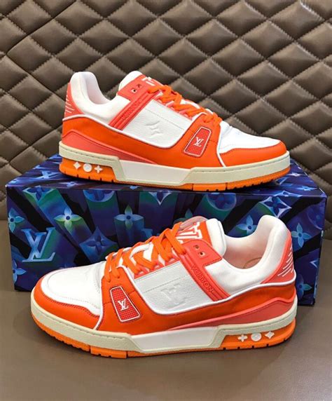 louis vuitton sneaker orange|louis vuitton sneakers for men.